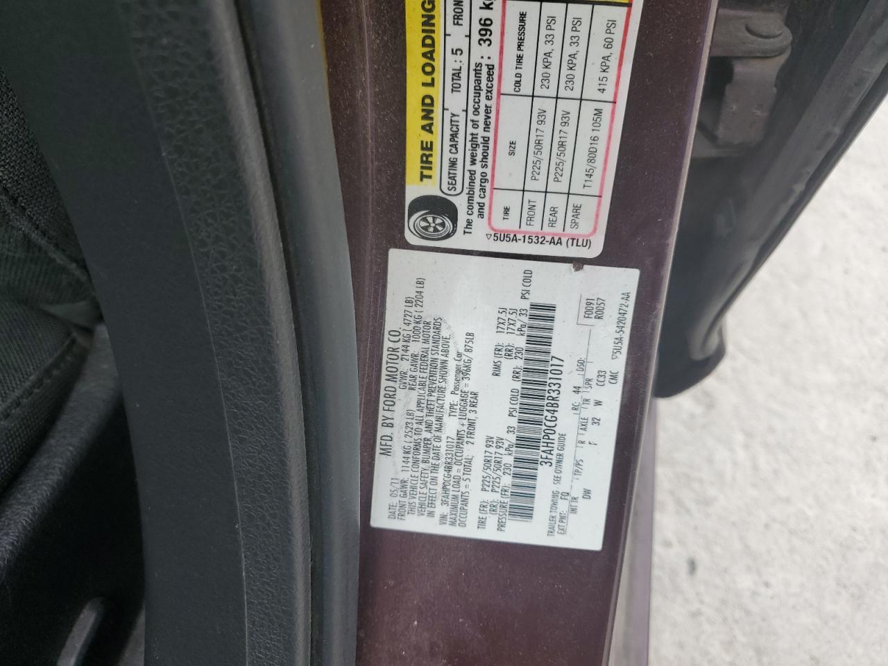 Ford Fusion Sel Image 10