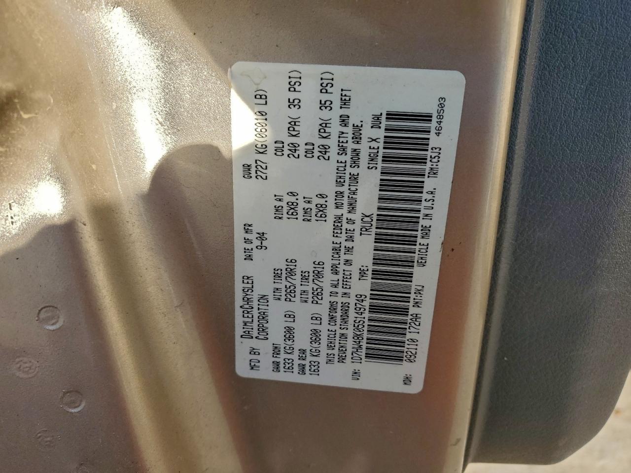 Dodge Dakota Quad Slt Image 11